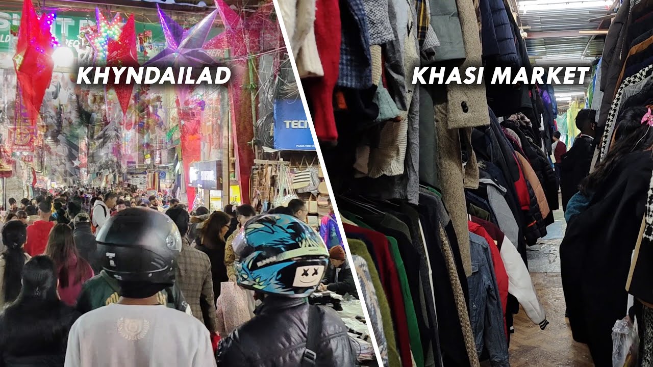 Balei pjah ka iew Khasi Market watla sdang ka iew krismas ha kiwei ki jaka