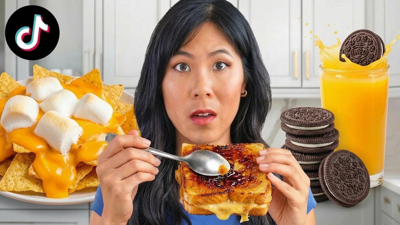 Provei as combinações de comida mais bizarras do TikTok!