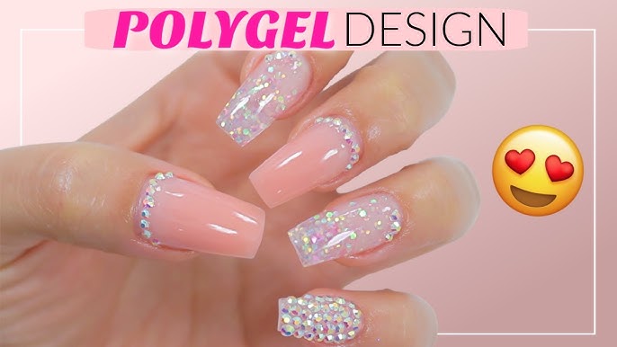 DIY Polygel Nail Extensions + Chanel Inspired Nail Art  Today I'm going to  show you how I created this pretty lilac and gold Chanel nail art + polygel  extensions. I hope