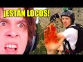 Rubius reacciona a deportes extremos en el aire