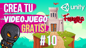 Como hacer tu propio videojuego para Android sin saber programar usando programas gratis. UNITY #10