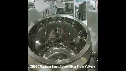 ZJR 30 Vacuum emulsifying mixer from YeKeey