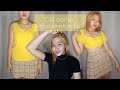 Old clothes transformation Ep.7 &quot;how to re-style old top and how to adjust skirt&quot;