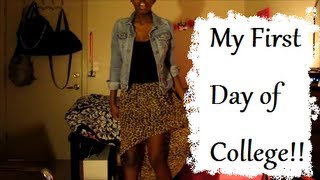 first day in college essay