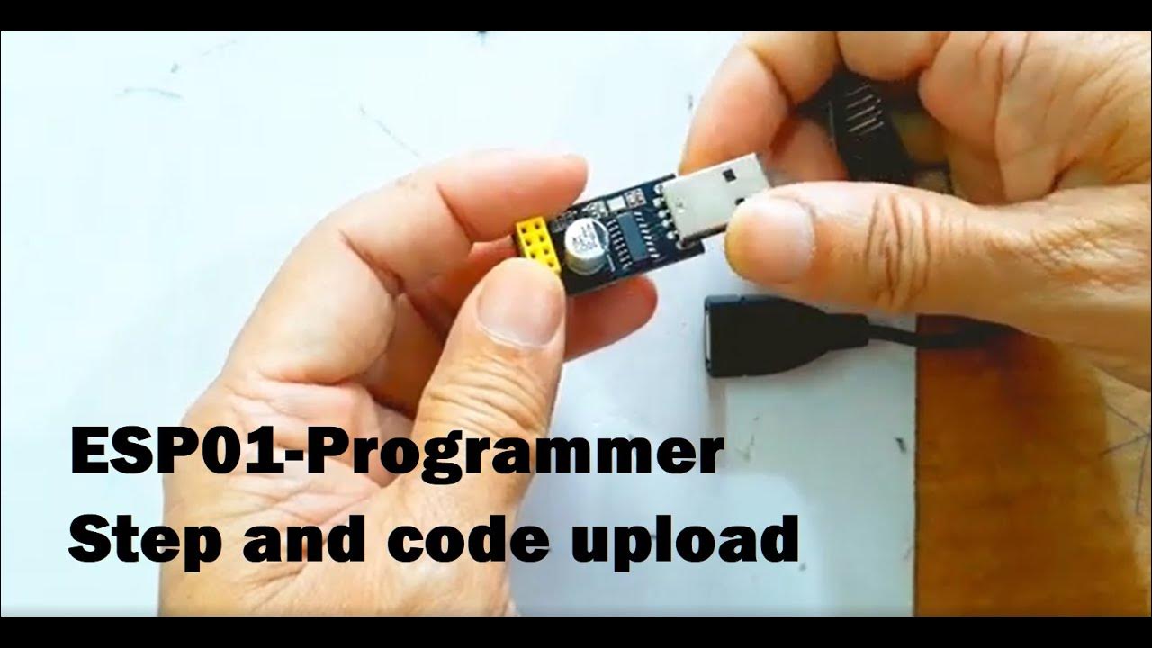 @ESP01-programmer step and code upload - YouTube