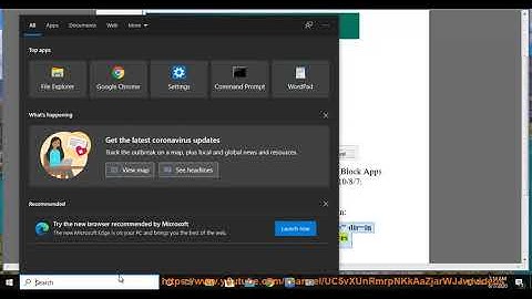 Allow/Block Apps through Windows Defender Firewall on Windows 10/8/7