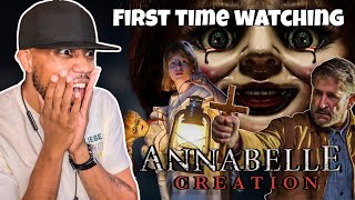 ANNABELLE: CREATION (2017).. FIRST TIME WATCHING\/ MOVIE REACTION!!! THIS WAS SCARY AS HELL....
