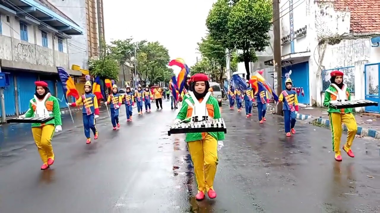 DRUMBAND LASKAR PANDITU SDN PANDIAN I  di LOMBA KIRAB se Jatim di Bangkalan