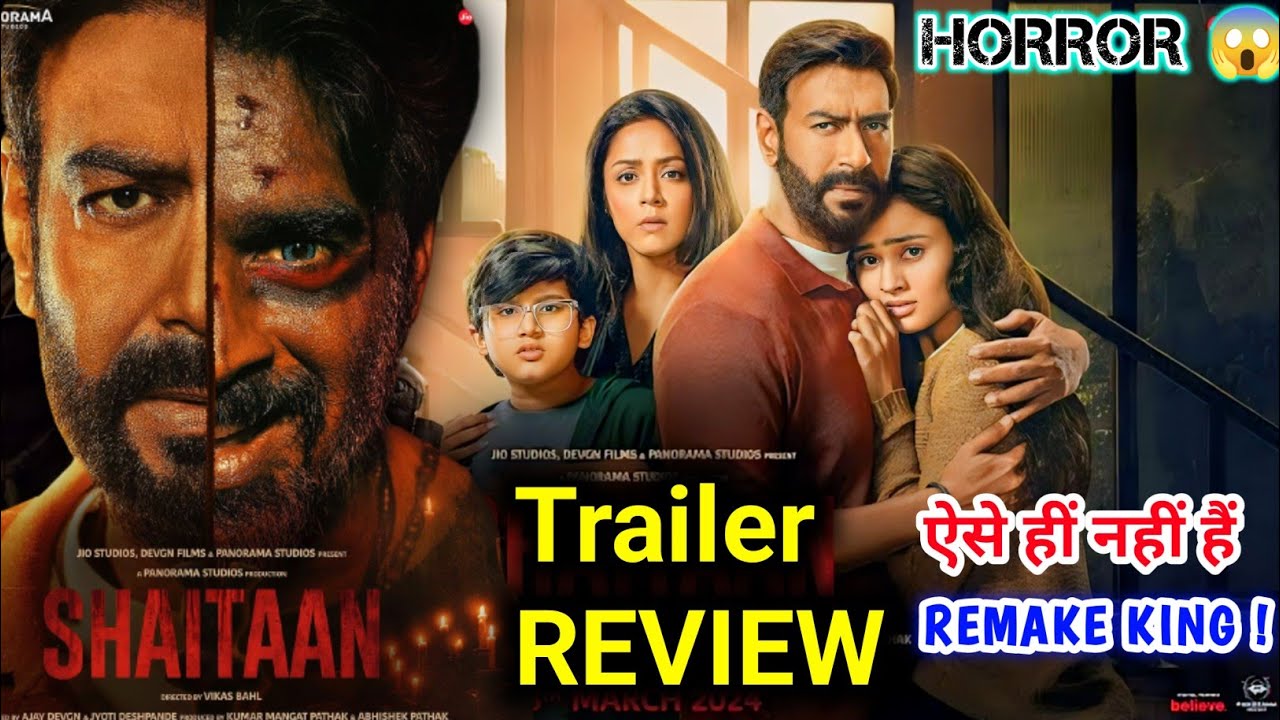 Shaitaan Trailer REVIEW | Ankush Akku | Ajay Devgan And R Madhawan New Movie