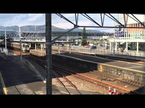 ホテルビスタ清水からのトレインビュー1・211系と313系