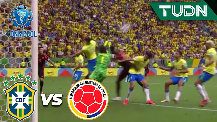 A terrible clash between Davínson and Alisson! Brazil 1-1 Colombia | CONMEBOL J13 Qualifiers | TUDN