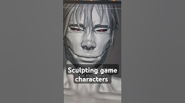 Sculpting game characters #digitalart #gamedesign #drawing #zbrush #blender3d #gameart