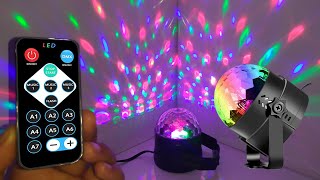 مصباح ليد ملون للحفلات - كرة الديسكو المتألقة  LED Disco Ball Party Light