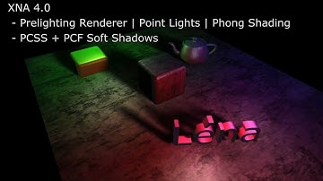 XNA 4.0 - Prelighting - Soft Shadows - 2011