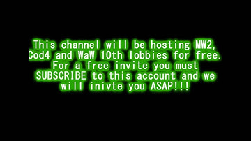FREE 10TH LOBBY COD4/MW2