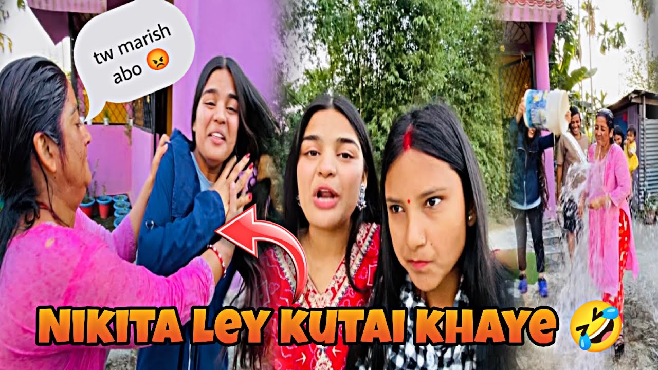 Nikita ra mamta ley mummy lai prank Garne huda Yesto Abasta Aayo 🫢
