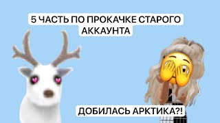 5 ЧАСТЬ ПО ПРОКАЧКЕ СТАРОГО АККАУНТА|ДОБИЛАСЬ АРКТИКА?