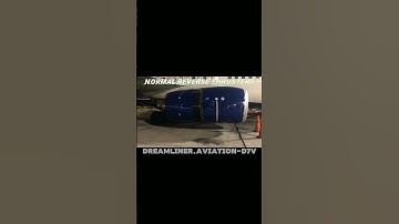 normal reverse thrust vs target reverse thrust😎#airplane #aviation ##edit #aircraft #reverse #shorts