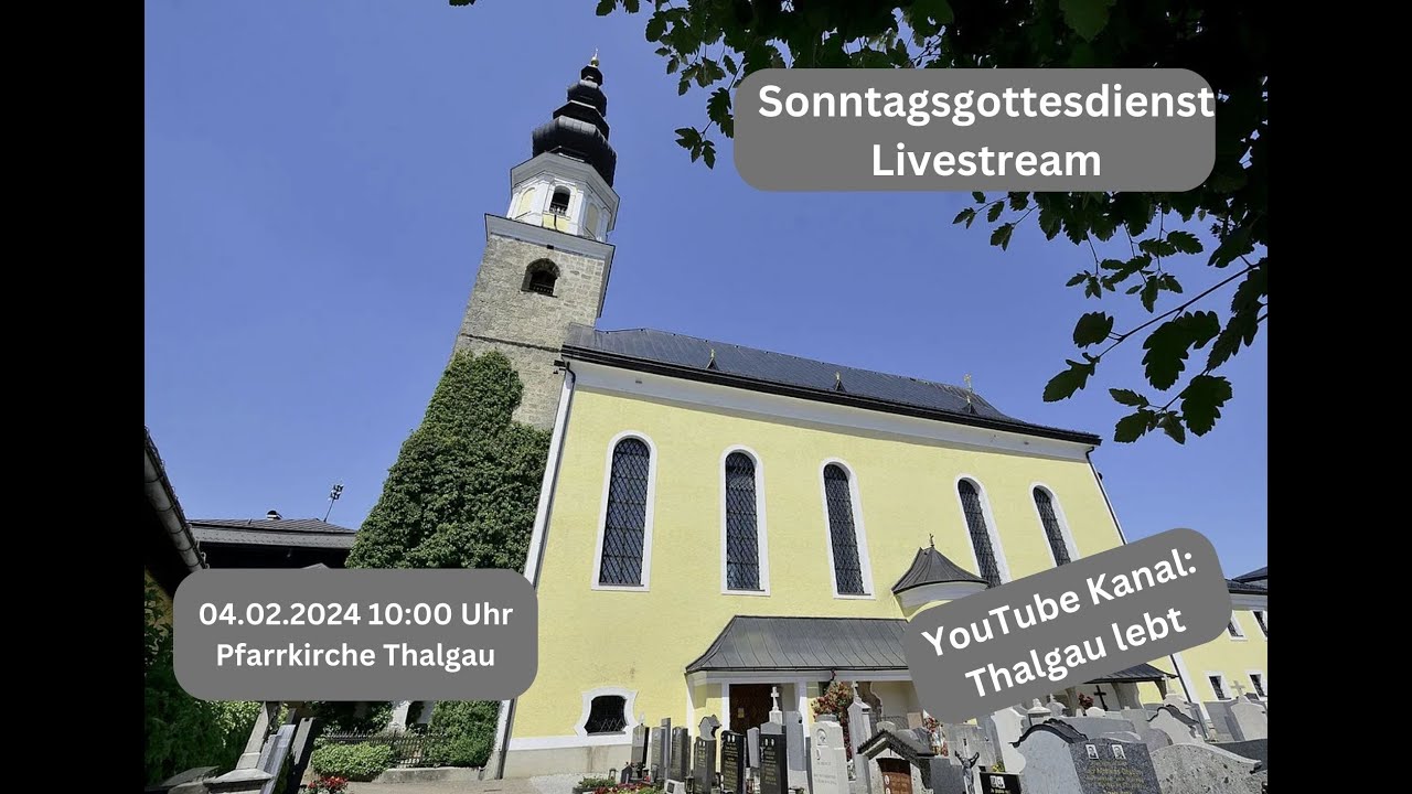 Gottesdienst am Sonntag 11. Februar 2024 um 10:00 Uhr - YouTube
