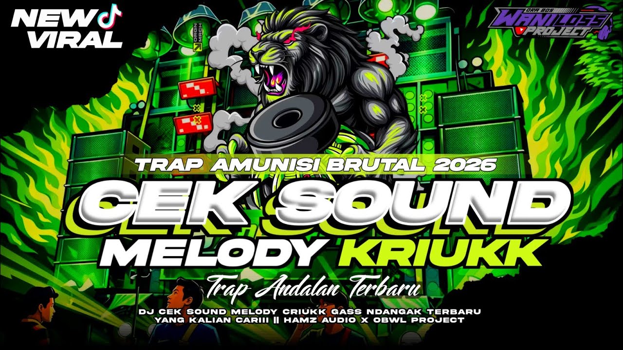 DJ CEK SOUND MELODY KRIUK TRAP ANDALAN || HAMZ AUDIO X OBWL PROJECT
