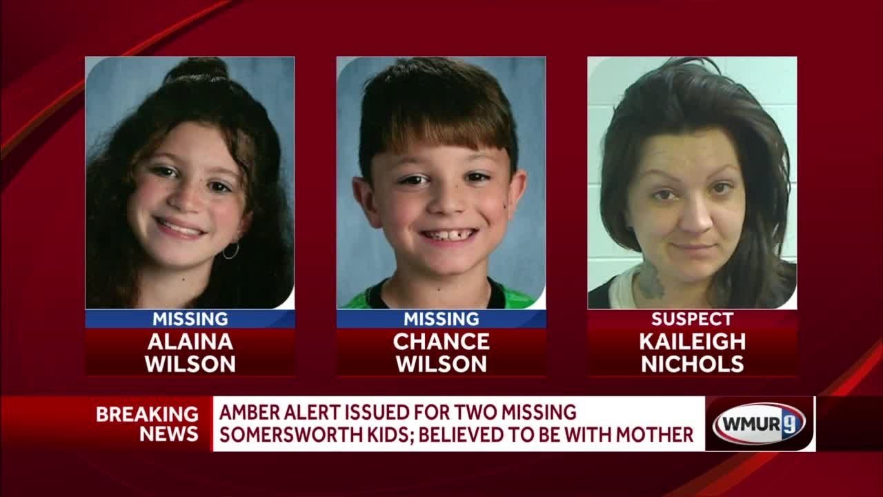 Amber alert issued for two missing Somersworth children - YouTube