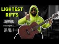 LIGHTEST RIFFS - Top 10 Acoustic Metal Guitar Riffs