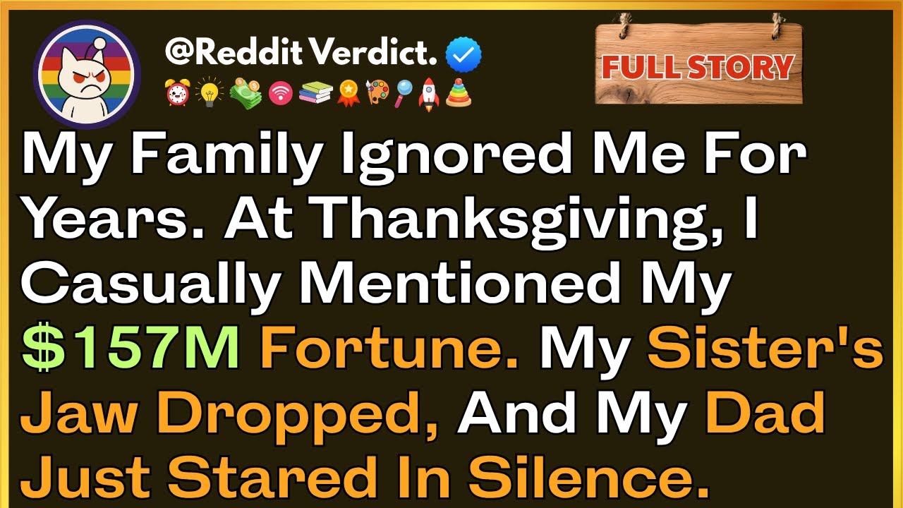 My Family Ignored Me For Years. At Thanksgiving, I Casually Mentioned...