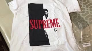 SUPREME SCARFACE WHITE SPLIT TEE + MY THOUGHTS OF SUPREME ON STOCKX!