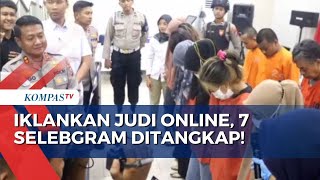 Polisi Tangkap 7 Selebgram yang Iklankan Judi Online di Media Sosial