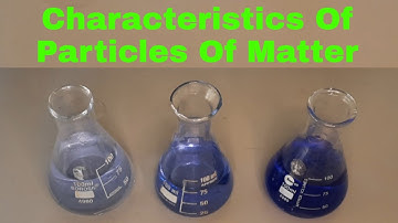 Matter Is Made Up Of Particles