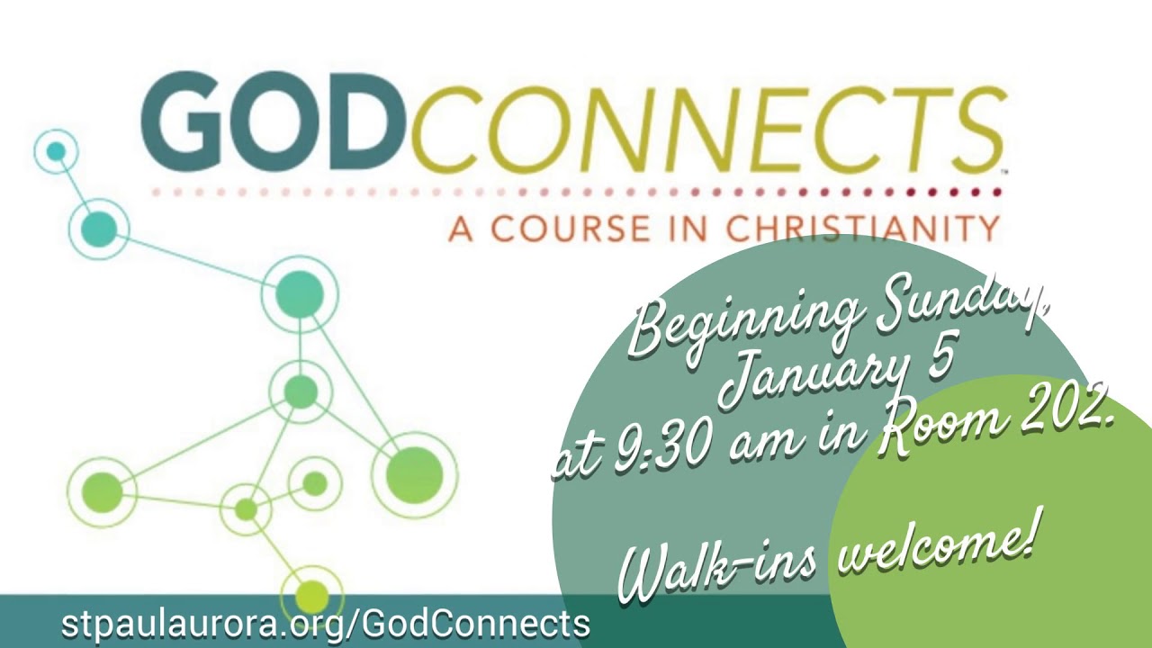 God Connects Beginning on Sunday, January 5, 2020 YouTube