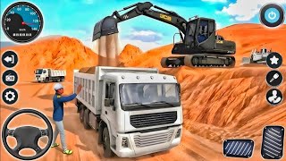 🔥New Large City Road Construction Gameplay 🚧 - JCB Road Construction Simulator 3D - Android Gameplay screenshot 1