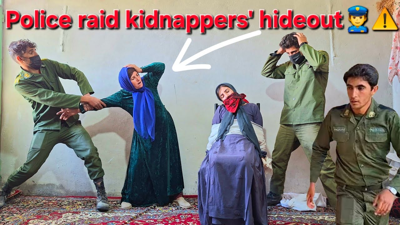 Полиция арестовывает злых женщин/Эпическое спасение Захры из склада смерти👮‍♂️