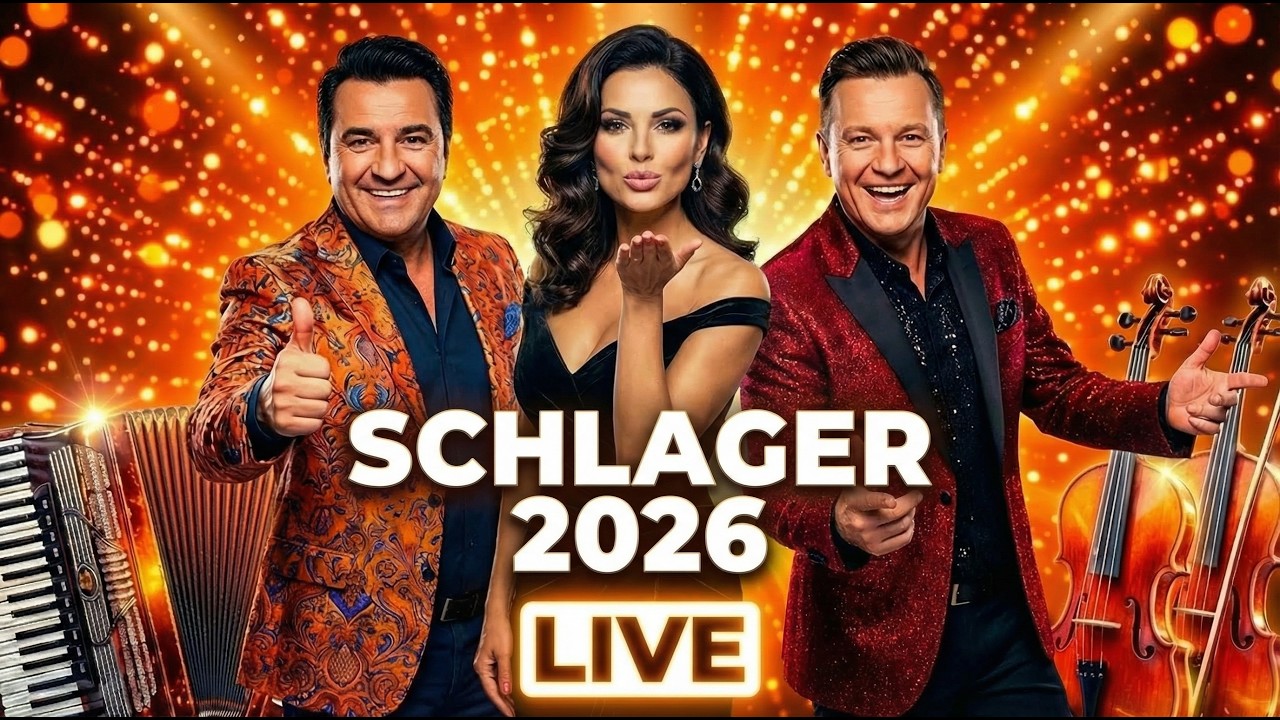 ❤️Schlager 2026 NEU LIVE 🔥 Der große Mix | Tanzen • Gefühl • Gute Laune