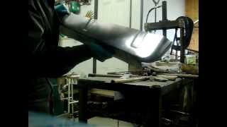 Metal Shaping, 55 Chevy wagon tailgate Part 1