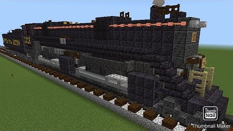 Minecraft NW 1218 2-6-6-4 Steam Locomotive Tutorial