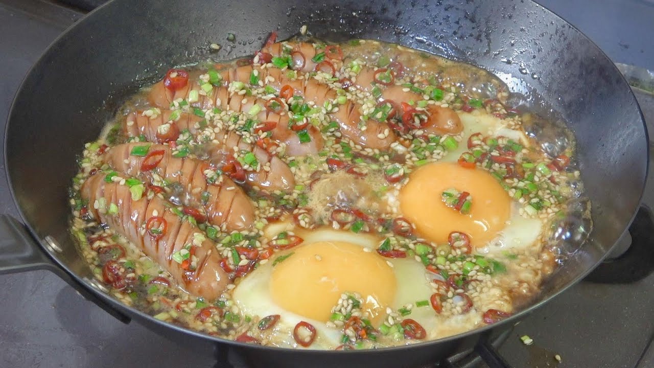 結局こういう朝ご飯が1番旨い【ネギだれシャウエッセン】