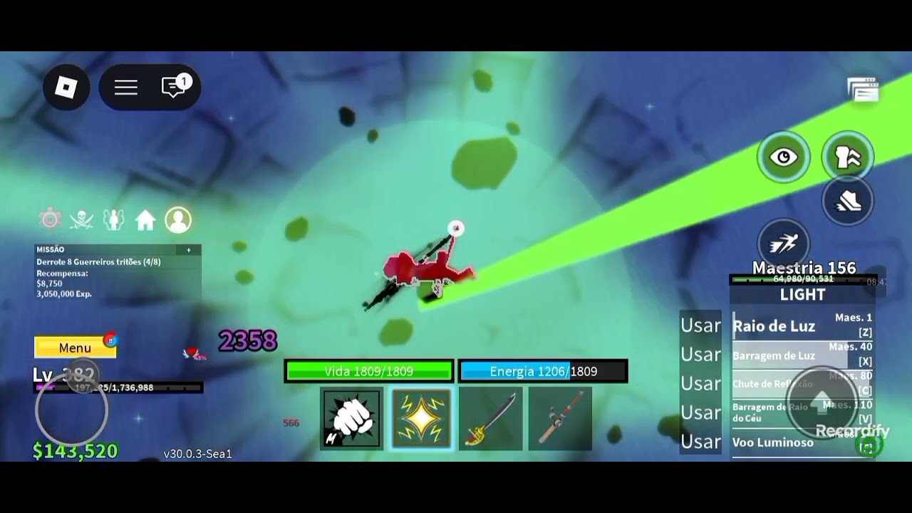 Noob a Pro no blox fruits Ep 3