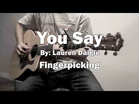 Lauren Daigle - You Say Cover With Guitar Chords Lesson (Fingerpicking)