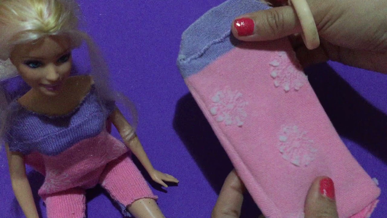 diy #comofazer #barbie #babydoll #roupasparabarbie #meias