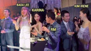 BTS RM Interaction with Aespa KARINA, Bada Lee, Kim Irene at &#39;Love Your W&#39; 2023 Event