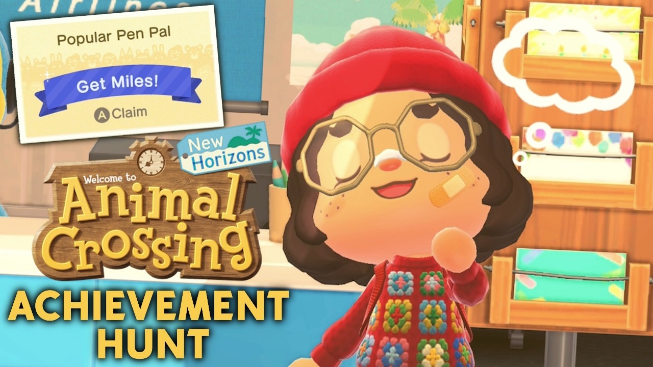 I spammed my viewers for this nook miles achievement… (thank you)