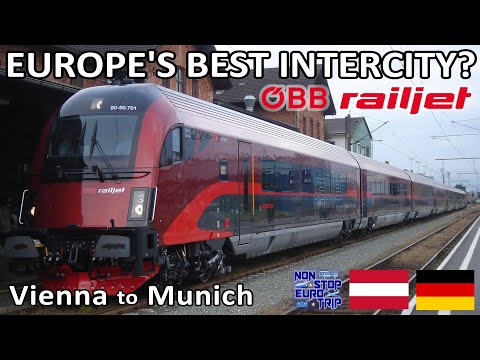 INTERNATIONAL ÖBB RAILJET REVIEW / VIENNA TO MUNICH / AUSTRIAN TRAIN TRIP REPORT
