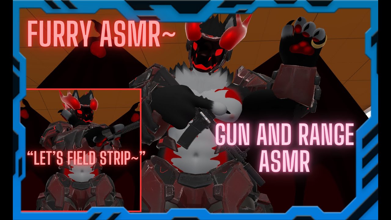 [Furry ASMR] Big Papagen Dragon Helps at the Range~ (Gun ASMR, Casings, Tapping, Brushing, Cleaning)