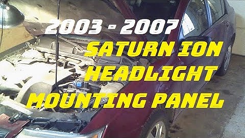 2003-2007 Saturn Ion Head Light Bracket Mounting Panel