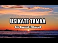 Kala Jeremiah Ft Nuruwell Usikate Tamaa Lyrics Video MgosiOfficialLyrics