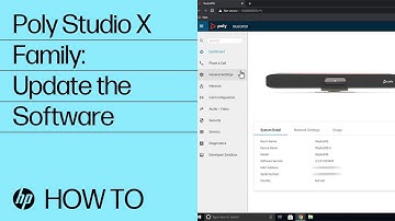 Poly Studio X Family: Update the Software | HP Support