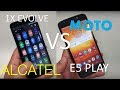 Alcatel 1x evolve vs moto e5 play  metro