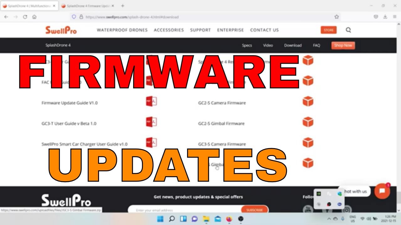 SPLASH DRONE 4 FIRMWARE UPDATES YouTube