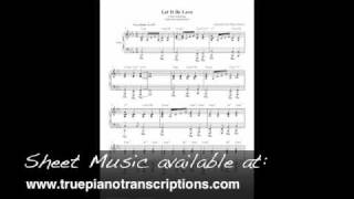 Let It Be Love - Craig Armstrong - piano accompaniment